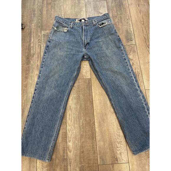 Harley-Davidson Other - Harley Davidson Mens Regular Jeans Biker Cotton Size 36x30 (measures 34x28)